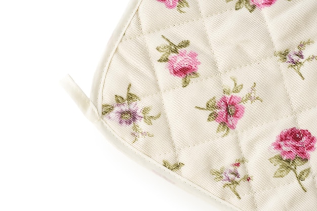 Sample embroidery on fabric